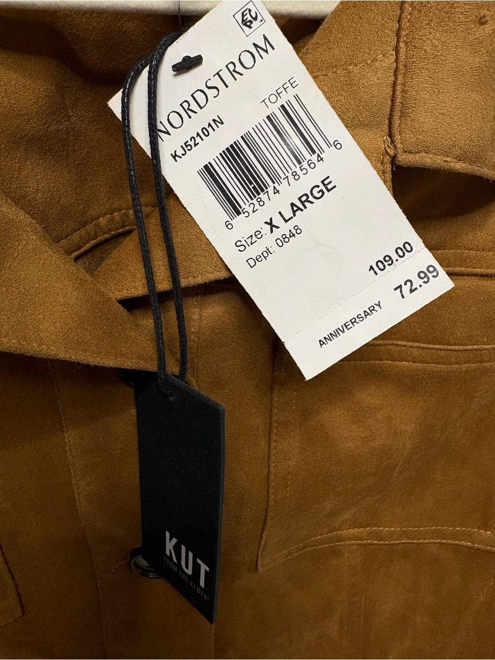 Kut From The Kloth faux-suede button-up jacket - Picture 8 of 8